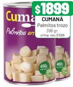 Almacor Cumaná palmitos trozo oferta