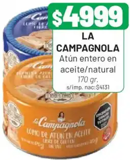Almacor La campagnola atún entero en aceite/natural oferta