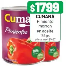 Almacor Cumaná pimiento morron en aceite oferta