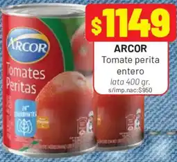 Almacor Arcor tomate perita entero oferta
