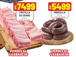 Almacor Costilla de cerdo oferta