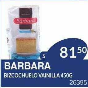 Masivos Barbara Bizcochuelo Vainilla oferta
