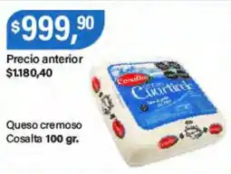 Supermercados Damesco Cosalta queso cremoso oferta