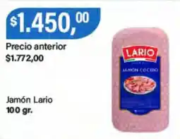 Supermercados Damesco Lario jamón cocido oferta