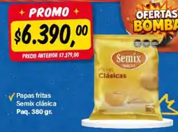 Supermercados Damesco Semix papas clásicas oferta