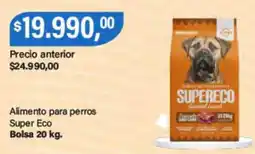 Supermercados Damesco Super eco alimento para perros oferta