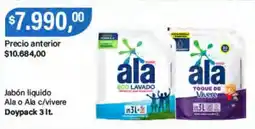Supermercados Damesco Ala jabón liquido oferta