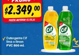 Supermercados Damesco Cif detergente lima o limon oferta