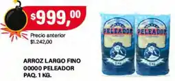 Supermercados Damesco Peleador arroz largo fino oferta