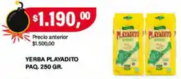 Supermercados Damesco Playadito yerba oferta