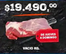 Supermercados Damesco Vacío kg. oferta
