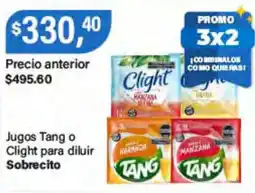 Supermercados Damesco Clight jugos Tang o para diluir oferta