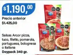 Supermercados Damesco Arcor salsas pizza oferta