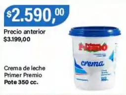 Supermercados Damesco Primer premio crema de leche oferta