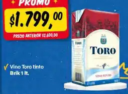 Supermercados Damesco Toro vino tinto oferta