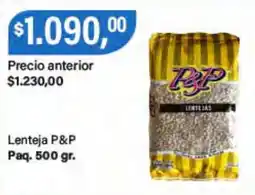 Supermercados Damesco P&P lenteja oferta