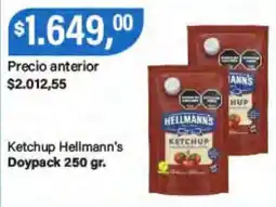 Supermercados Damesco Hellmann's ketchup oferta