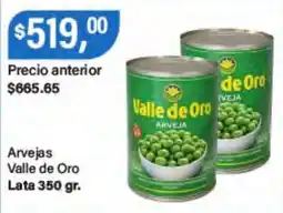 Supermercados Damesco Valle de Oro arvejas oferta