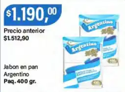 Supermercados Damesco Argentino jabon en pan oferta