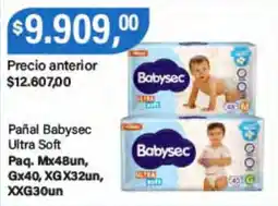 Supermercados Damesco Babysec pañal ultra soft oferta