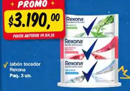 Supermercados Damesco Rexona jabón tocdor oferta