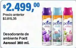 Supermercados Damesco Poett desodorante de ambiente oferta