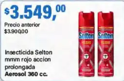 Supermercados Damesco Selton insecticida mmm rojo accion prolongada oferta