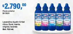 Supermercados Damesco Ayudin lavandina e/gel oferta