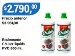 Supermercados Damesco Chuker edulcorante liquido oferta