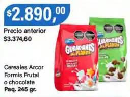 Supermercados Damesco Arcor cereales formis frutal o chocolate oferta