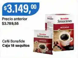 Supermercados Damesco Bonafide café sensaciones oferta