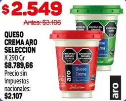 Makro Aro queso crema selección oferta