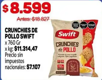 Makro Swift crunchies de pollo oferta