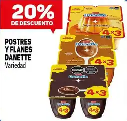 Makro Danette postres y flanes variedad oferta