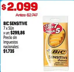 Makro Bic sensitive shaver oferta