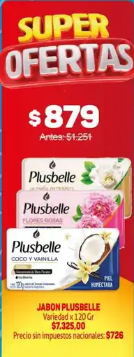 Makro Plusbelle jabon oferta