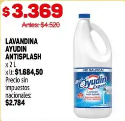 Makro Ayudin lavandina antisplash oferta