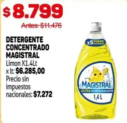 Makro Magistral detergente concentrado limon oferta