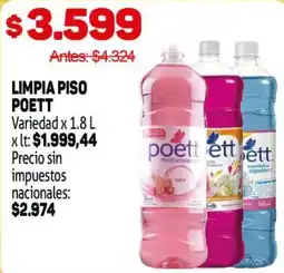 Makro Poett limpia piso oferta