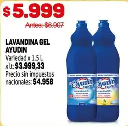 Makro Ayudin lavandina gel oferta