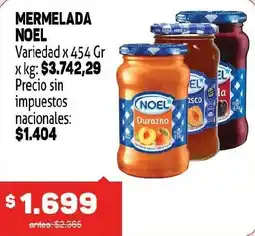 Makro Noel mermelada oferta
