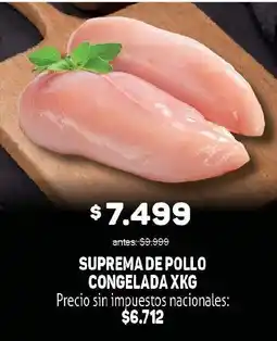 Makro Suprema de pollo congelada oferta