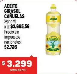 Makro Canuelas aceite girasol oferta
