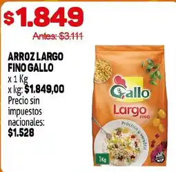 Makro Gallo arroz largo fino oferta