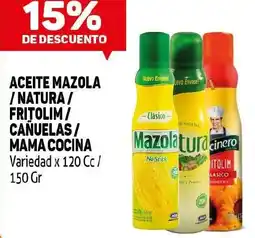 Makro Mazola aceite natura oferta