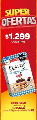 Makro Pureza harina leudante ultra refinada oferta
