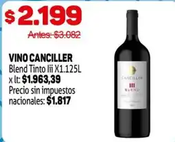 Makro Canciller vino blend tinto iii oferta