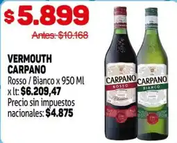 Makro Vermouth Carpano oferta