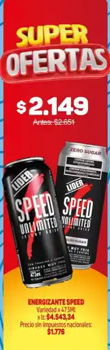 Makro Lider speed unlimited oferta