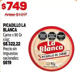 Makro La blanca picadillo de carne oferta